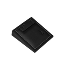 Ring & Earring Т-Stand / Black Leather / 90 x 100 x 25